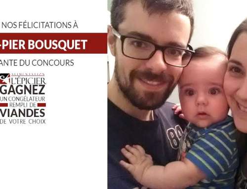 Félicitations à Marie-Pier Bousquet, notre gagnante!