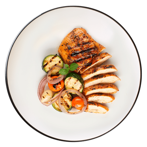 assiettes-poitrine-poulet