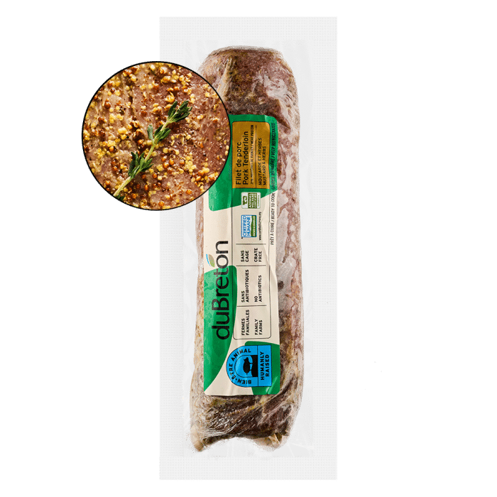 Filet de porc moutarde et herbes