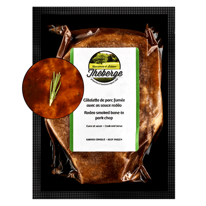 Côtelette de porc fumée sauce Rodéo