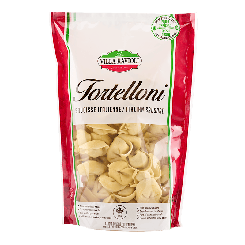 Tortelloni à la saucisse Italienne Villa Ravioli - l'épicier