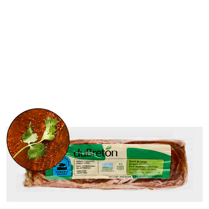 Quart de longe de porc chipotle lime