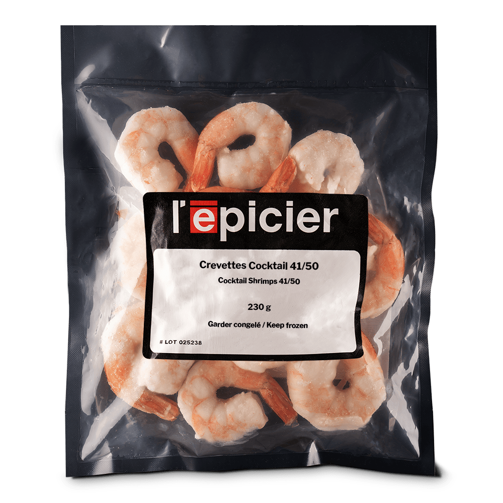 Crevettes cocktail crues 41/50
