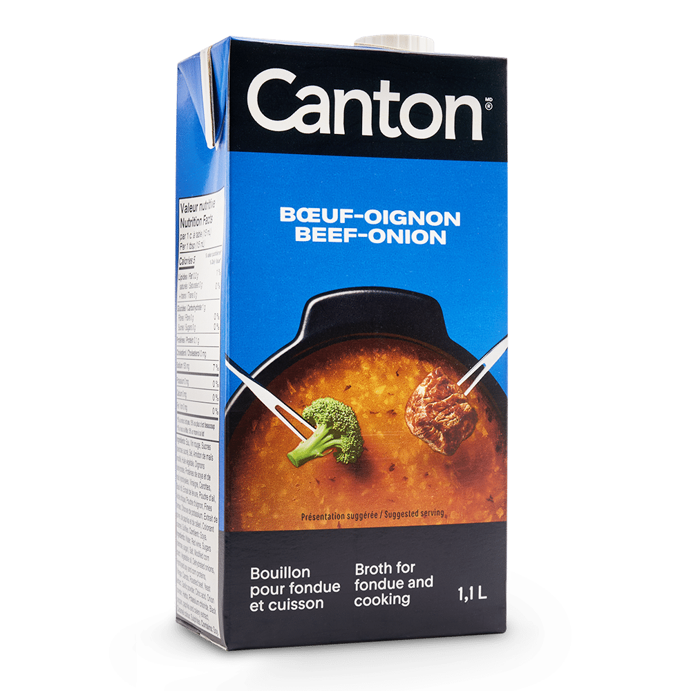 Bouillon à fondue Canton au bœuf et oignon