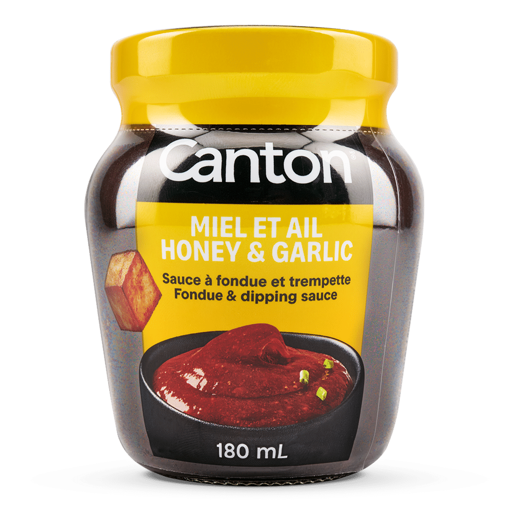 Sauce à fondue et trempette Canton Miel et ail