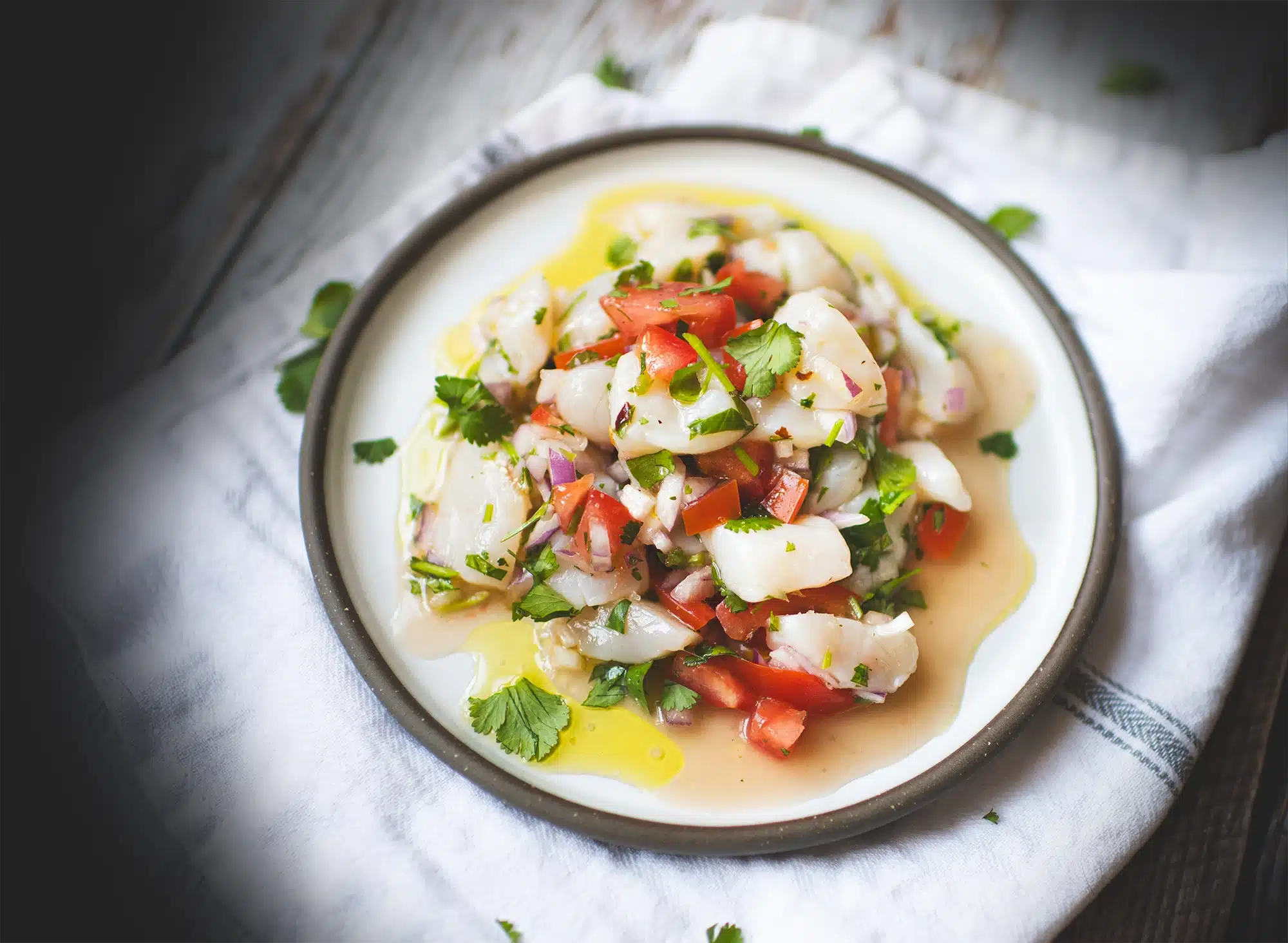 Cheviche de pétoncles aux agrumes Recette de saumon de l'Atlantique l'épicier