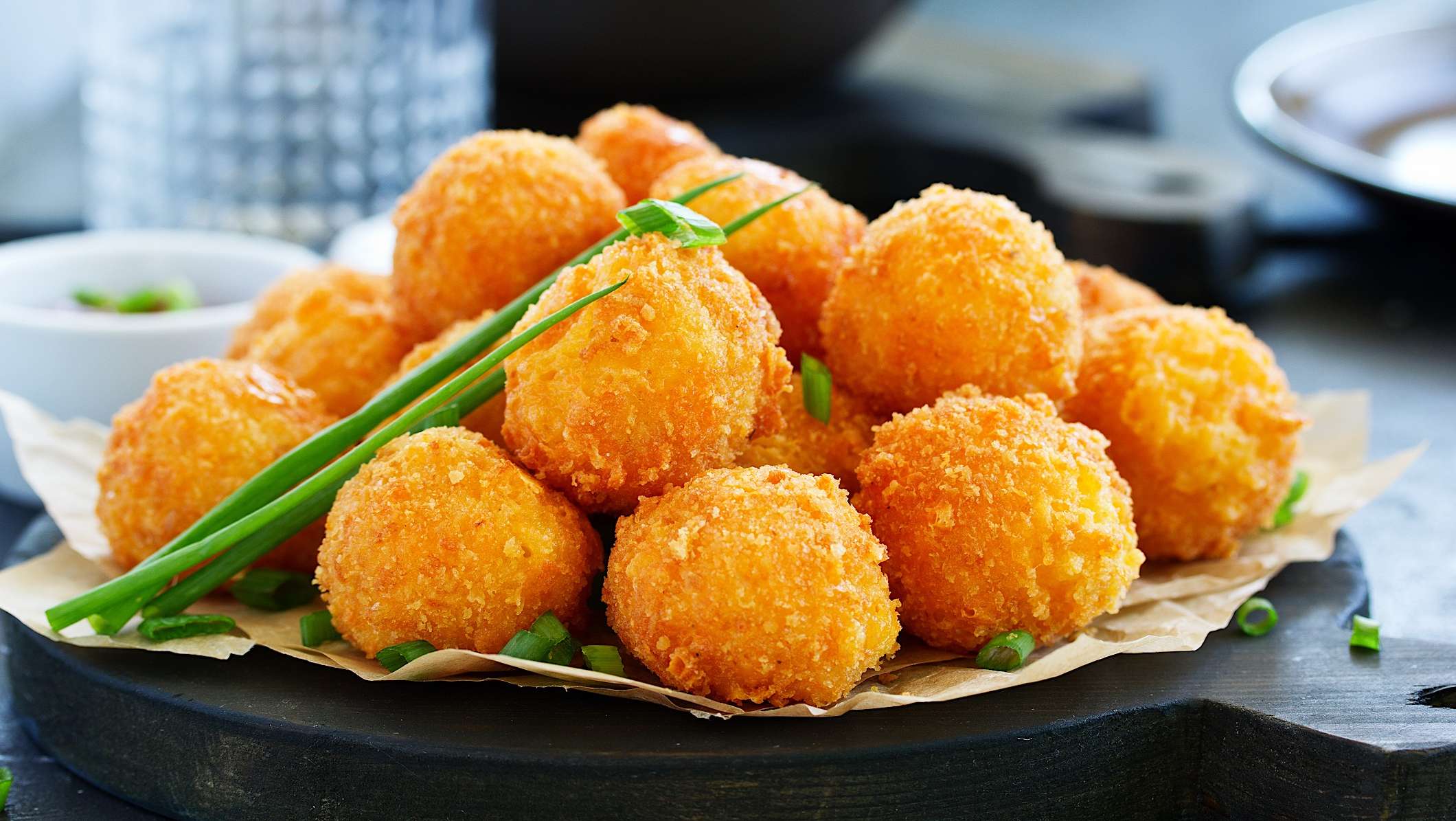 recettes-restes-jambon-paques-croquettes Des croquettes de jambon et de pommes de terre panées au panko cuisinées avec des restes de jambon de Pâques